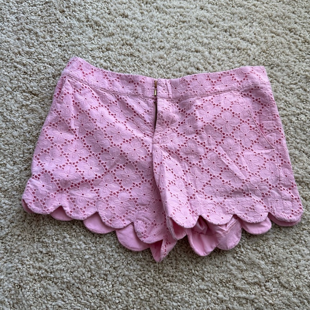 Lilly Pulitzer Buttercup Scallop Hem Shorts